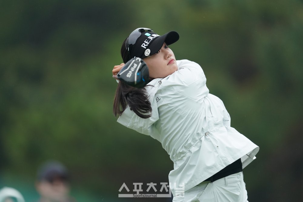 [포토] 노승희가 티샷하고 있다