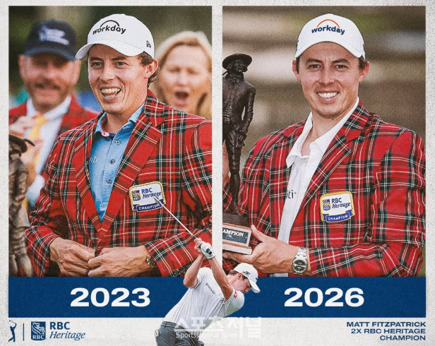 맷 피츠패트릭 우승...세계랭킹 1위 스코티 셰플러 제쳐