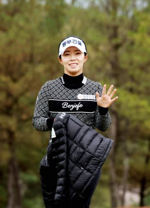 [청년골프] 김수지 화이팅,KLPGA 'iM금융오픈 2026' 둘째 날 티샷